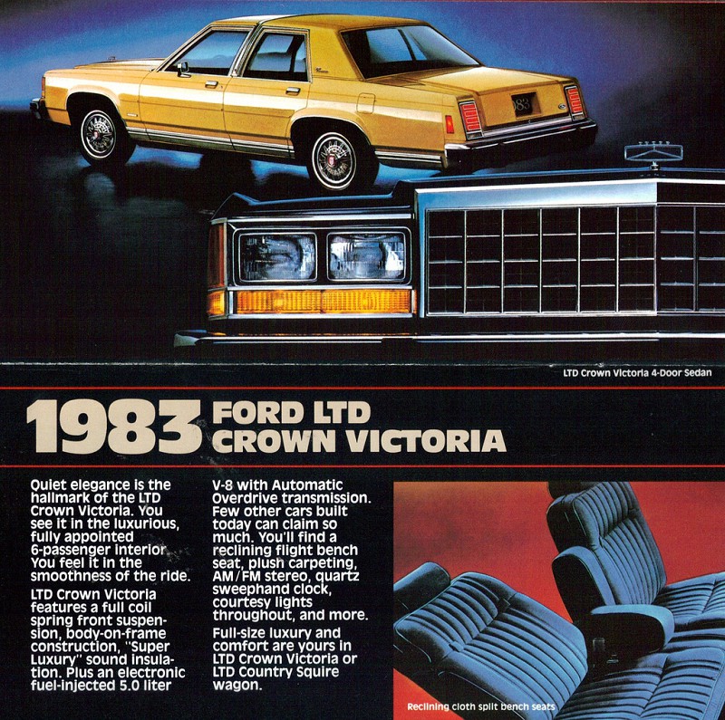 Форд Краун Викториа 1983 - реклама