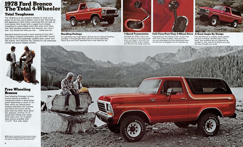 Ford Bronco 1978 - журнал