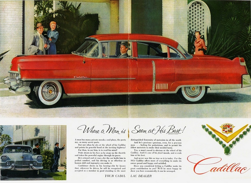 Кадиллак Эльдорадо 1954 года реклама