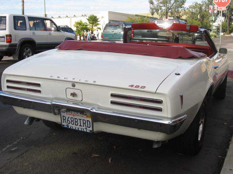 Pontiac Firebird кабриолет 1968 года