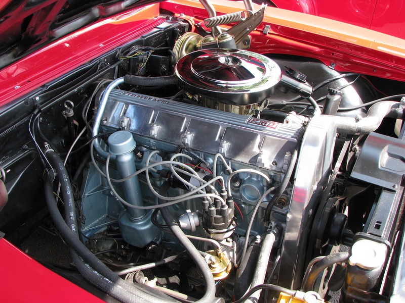 Pontiac Firebird 1968 года двигатель
